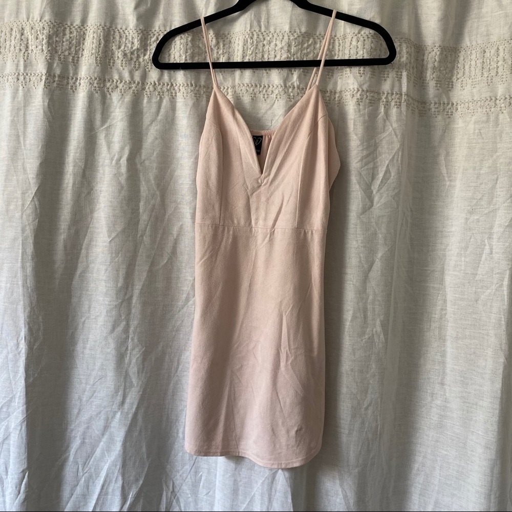 Windsor Pink Suede Dress
